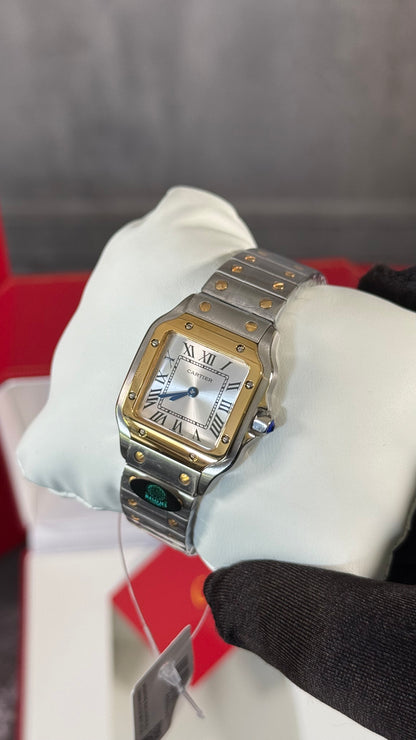 CRT SANTOS - NO DATE (BICOLOR/PLATA) 28MM