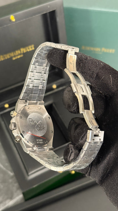 AP ROYAL OAK CRONÓGRAFO (PLATA/PURPURA)