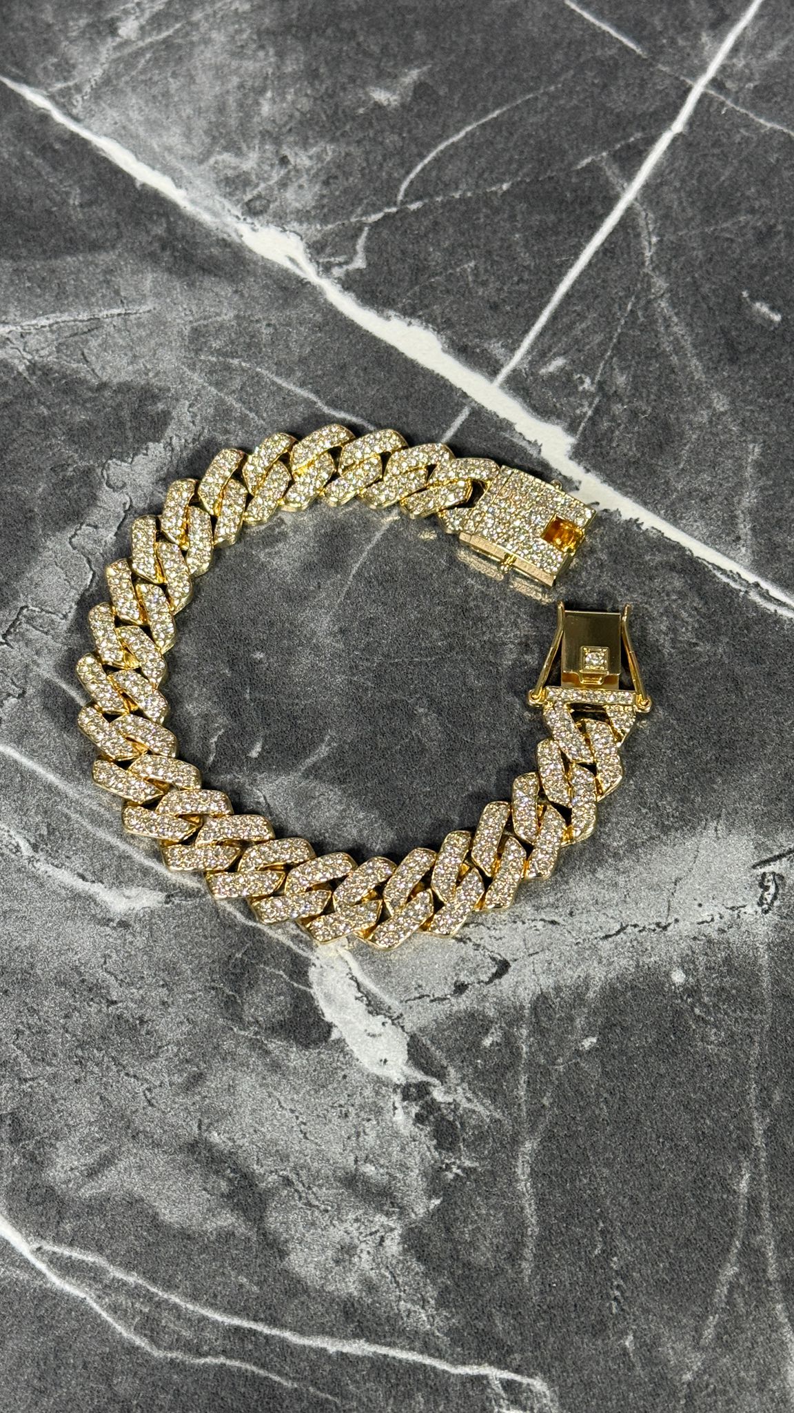 PULSERA ORO BRILLANTES