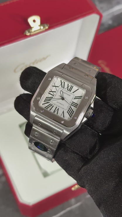 CRT SANTOS (PLATA/BLANCO) 42MM