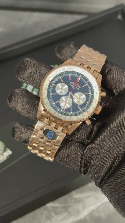 BRTLNG NAVITIMER ORO ROSA