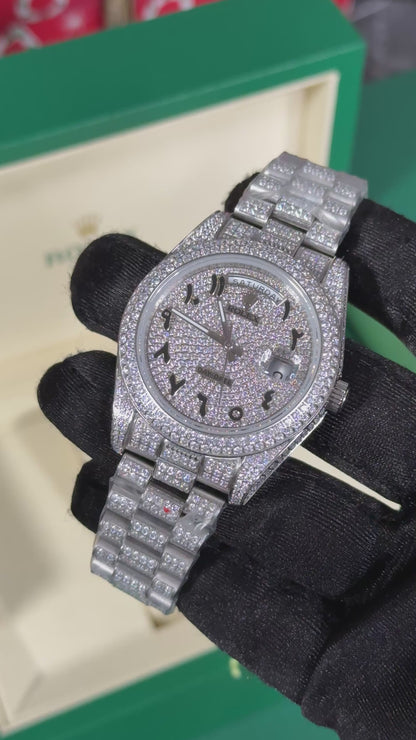 RLX DAY-DATE (FULL DIAMANTES) CL0N