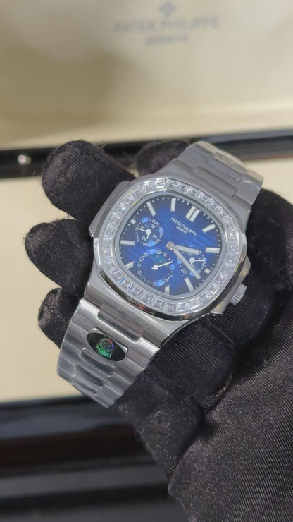 PP PERPETUAL CALENDAR AZUL/DIAMANTES 2