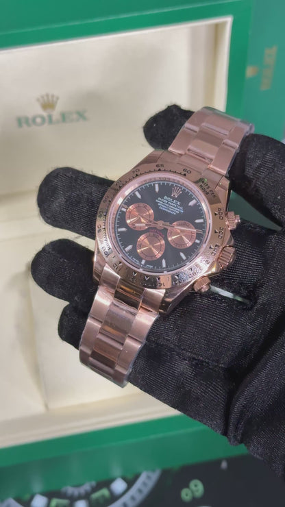 RLX DAYTONA (ORO ROSA/NEGRO)