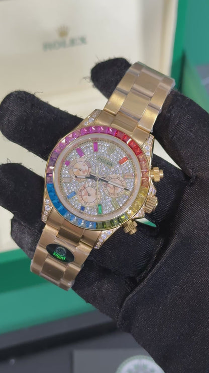 RLX RAINBOW ORO/DIAMANTES