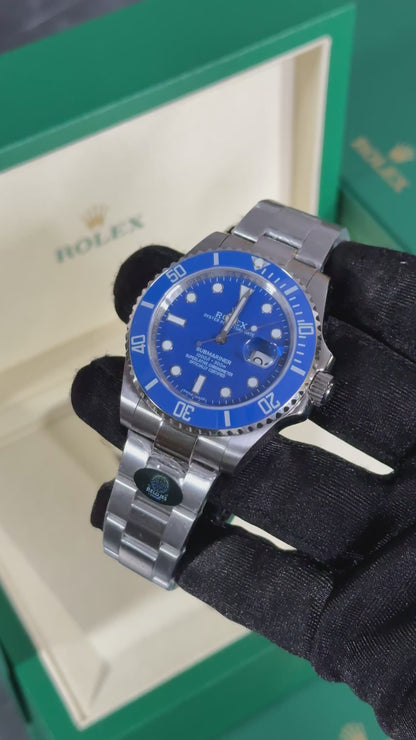 RLX SUBMARINER (PLATA/AZUL)