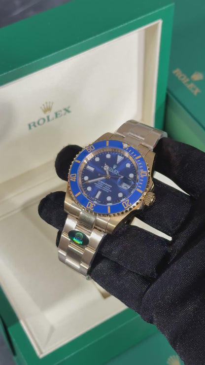 RLX SUBMARINER (ORO/AZUL)