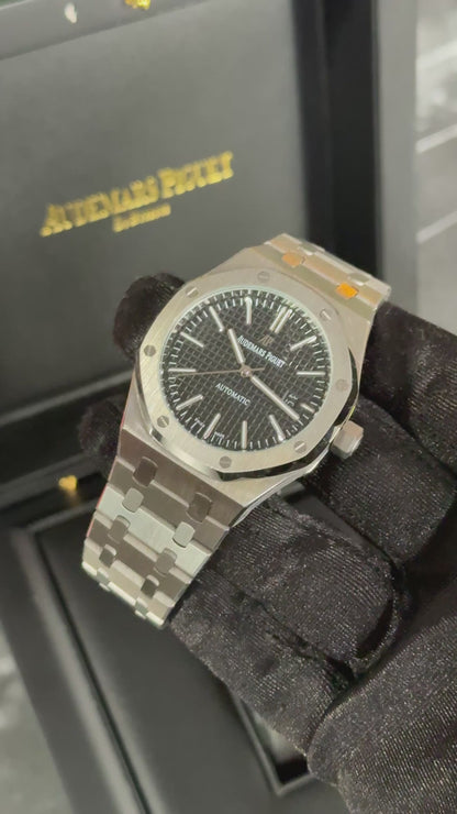 AP ROYAL OAK (PLATA/NEGRO)