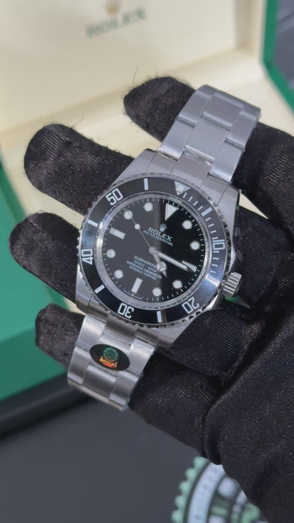 RLX SUBMARINER NO DATE (PLATA/NEGRO)