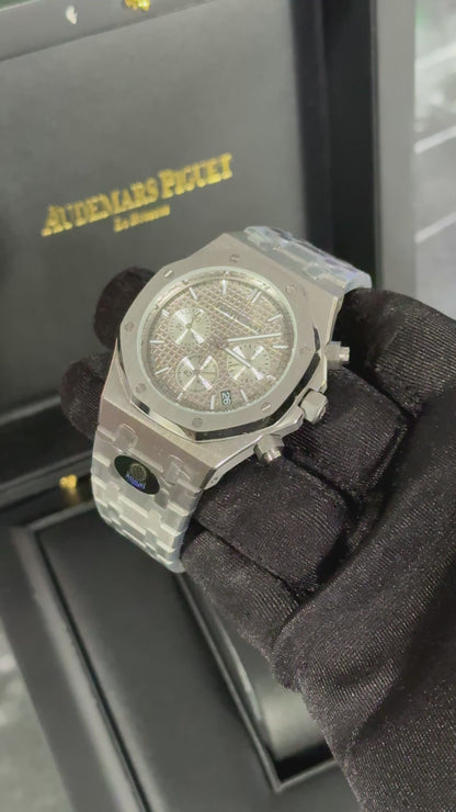 AP ROYAL OAK CRONÓGRAFO (PLATA/GRIS)