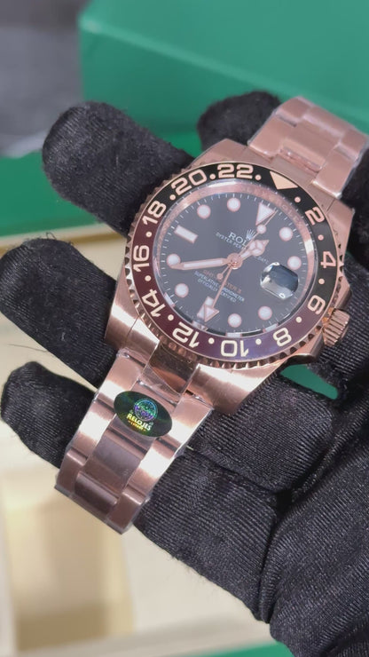 RLX GMT-MASTER II (ORO ROSA)