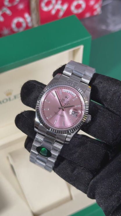 RLX DAY-DATE (PLATA/ROSA)