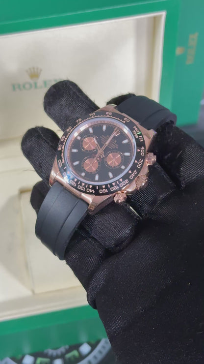 RLX DAYTONA (ORO ROSA/NEGRO) GOMA